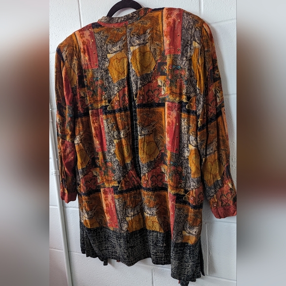 001- Unique Vintage Cardigan - Size 14 - Picture 4 of 8